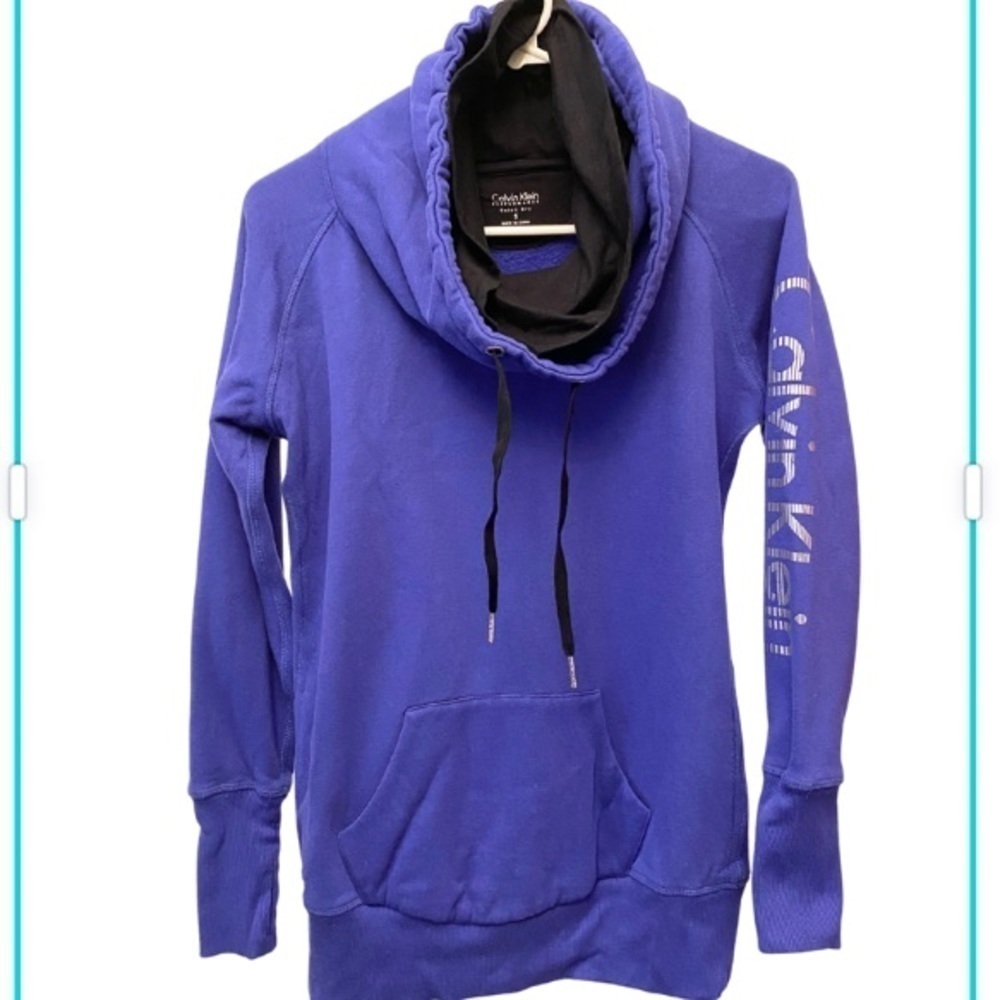 CALVIN KLEIN Perform Face Mask Funnel Sweatshirt